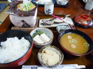 ⑥岩魚塩焼き定食