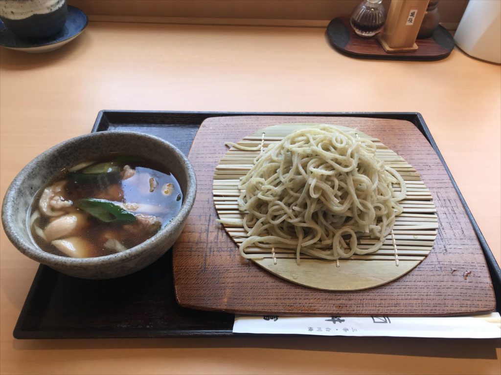 枡富そば　鴨せいろ