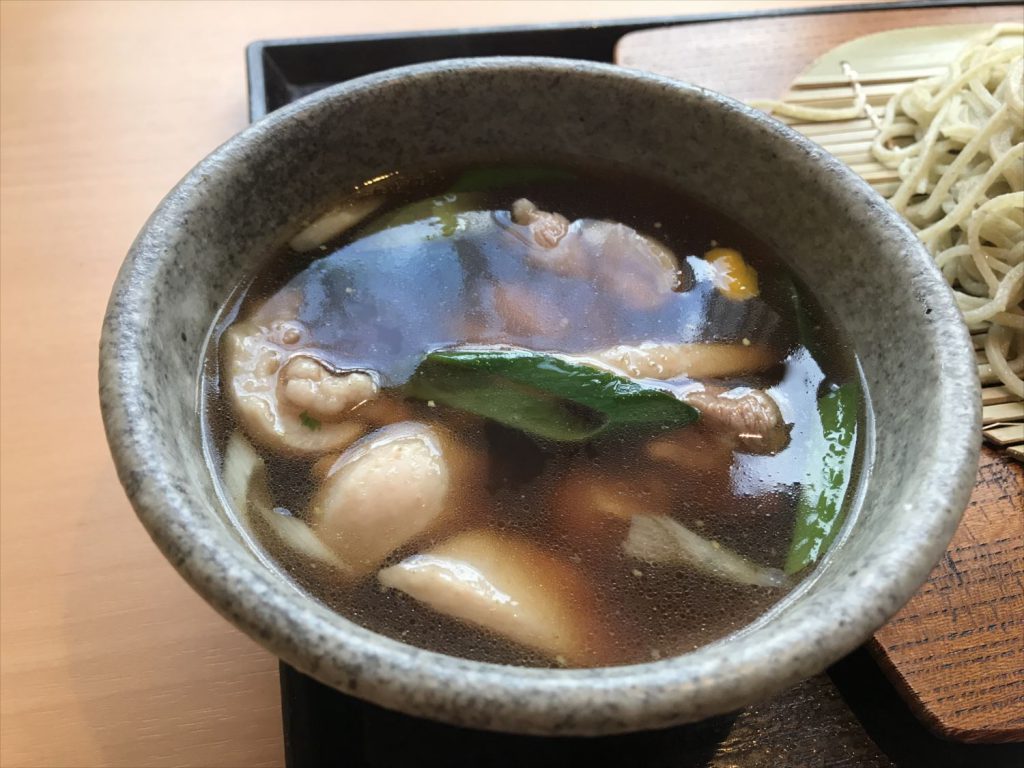 枡富そば　鴨せいろ
