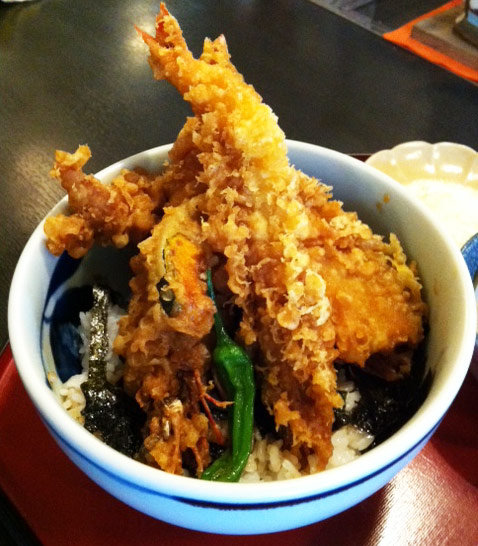 びっくり！えび天丼